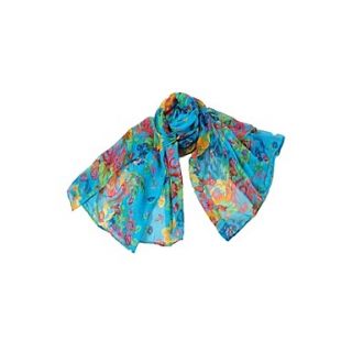 Fashion Tulle Floral Special Occasion Scarf