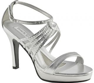 Womens Touch Ups Ursula   Silver Metallic Prom Shoes
