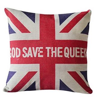 God Save the Queek Cotton/Linen Decorative Pillow Cover