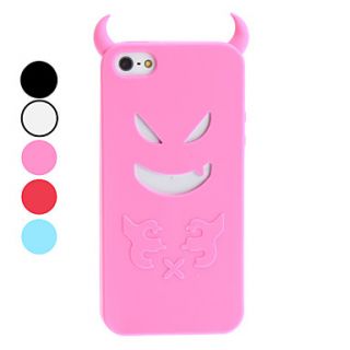 3D Design Demon Pattern Soft Case for iPhone 5/5S (Assorted Colors)