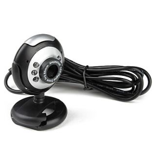 6 LED 5.0 Megapixels USB 2.0 PC Camera Webcam with Microphone