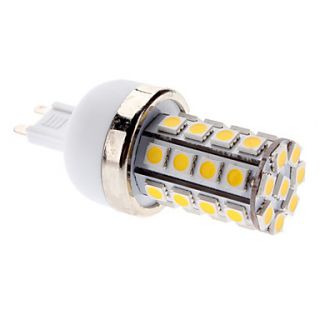 G9 7W 36x5050 SMD 700 750LM 2700 3200K Warm White Light LED Corn Bulb (85 265V)