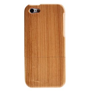 Simple Pattern Detachable Wooden Case for iPhone 5