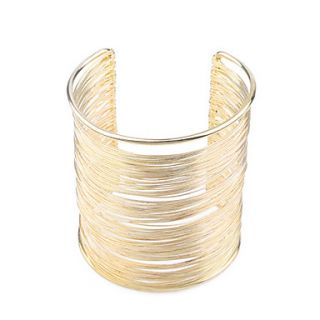 Gold Plated Coiling Shaped Alloy Bracelet
