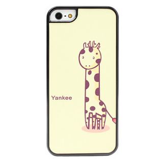 Giraffe Pattern Frosted Surface Hard Case for iPhone 5/5S
