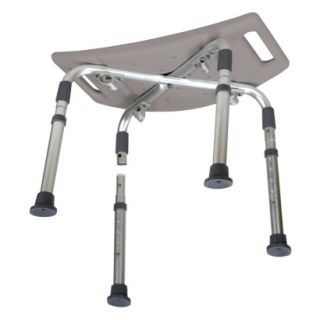 Drive Medical Gray Aluminum Bath Bench with Carry Bag   Standard