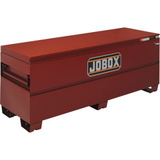 Jobox 72in. Heavy Duty Steel Chest   Site Vault Security System, 23.2 Cu. Ft.,