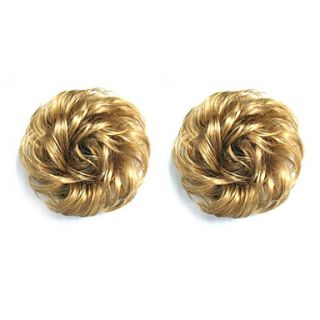 High Qualiry Synthetic Short Blonde Hair Pieces