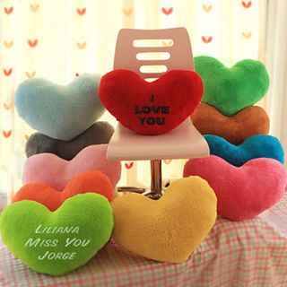 Personalized Heart Shaped Arm Pillow (More Colors)