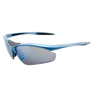 Topeak Sports Professional Cycling Glasses with TR90 Frame(Blue Frame,Five Lens)TS001B
