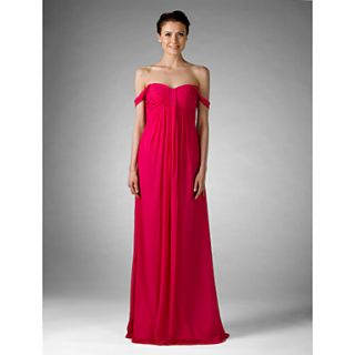 Empire Sweetheart Floor length Chiffon Bridesmaid/Golden Globe Dress
