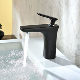 Contemporary Painting Single Handle Centerset Bathroom Sink Faucet