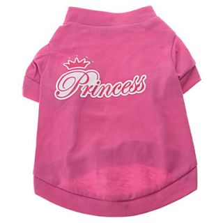 Little Princess Pattern T Shirt for Dogs (XS L)