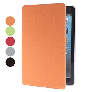 Folding Design Ultrathin PU Leather Case with Stand for iPad mini (Assorted Colors)