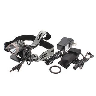 UniqueFire HD003 5 Mode Cree XM L T6 LED Rechargeable Headlamp Set (10w, 1000LM, Battery Pack AC Charger)