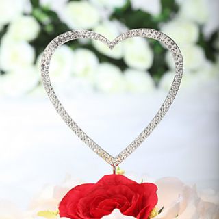 Loving You With All My Heart Rhinestone Wedding Cake Topper (More Sizes)