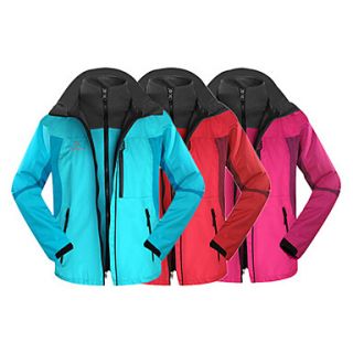 INBIKE 3 in 1 Women Long Sleeve Cycling Jersey PolyesterFleece Windproof(2 PCS)I0211 blue,red,fushia