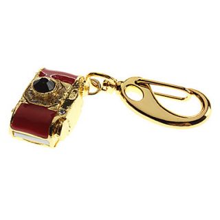 Camera Shaped Metal Material USB Stick 16G(Red)