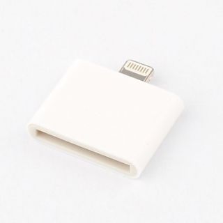 Ultra Tiny and Slim 30 Pin Female to Apple 8 Pin Lightning Male Sync and Charge Adapter for iPhone 5 and iPad mini