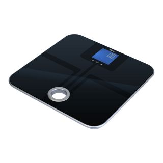 AWS Digital Personal Bath ITO Body Fat Scale with Handle, Black
