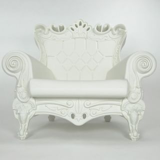 Design of Love Queen of Love Lounge Chair QOL Finish Simple White