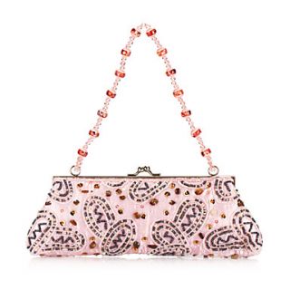 Unique Satin with Sequins Evening Handbag/Top Handle Bag(More Colors)