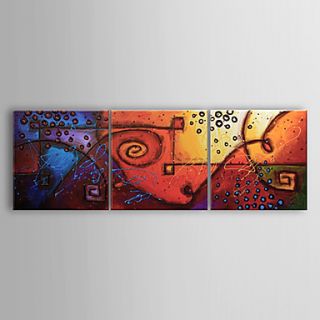 Hand painted Oil Painting Abstract Set of 3 1302 AB0311