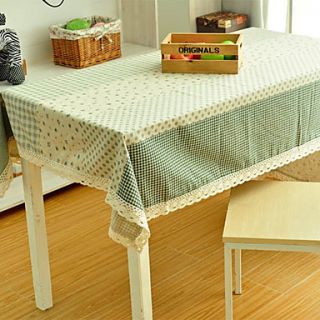 Green Patchwork Style Table Cloth