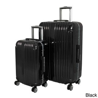World Traveler Elite 2 piece Hardside Spinner Luggage Set  Tsa Lock (Aluminum PolycarbonateExterior Dimensions 28 inch upright 30 inches high x 12 inches wide x 20 inches long, 12.6 pounds 20 inch carry On upright 22 inches high x 10 inches wide x 14 