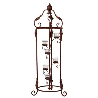 Metal Candle Holder (12.99 inches wide x 12.99 inches long x 34.25 inches highFor decorative purposes only MetalSize 12.99 inches wide x 12.99 inches long x 34.25 inches highFor decorative purposes only)