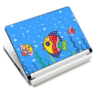Tropical Fish Series Pattern Laptop Notebook Cover Protective Skin Sticker For 10/15 Laptop 18304