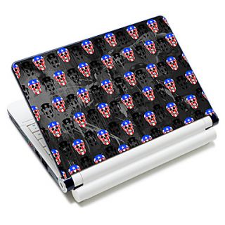 Skull Pattern Laptop Protective Skin Sticker For 10/15 Laptop 18331(15 suitable for below 15)
