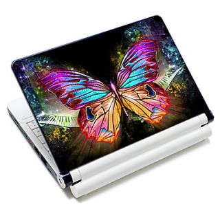 Colorful Butterfly Pattern Laptop Protective Skin Sticker For 10/15 Laptop(15 suitable for below 15)
