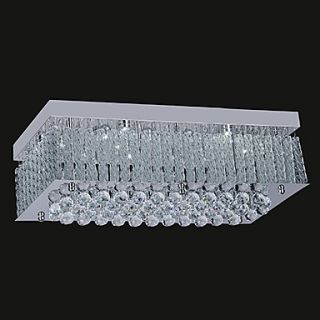 20W Modern LED Ceiling Light with 18 LEDs in Crystal Beaded Design