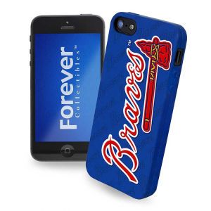 Atlanta Braves Forever Collectibles IPHONE 5 CASE SILICONE LOGO