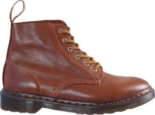 Mens Dr. Martens Ali 6 Eye Boot   Brown Rugged Servo Lux Boots