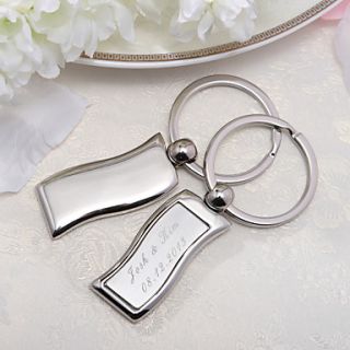 Personalized Simlpe Keyring (Set of 4 Pieces)