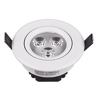 3W Modern LED Ceiling Light Integrated with White Paint Shade