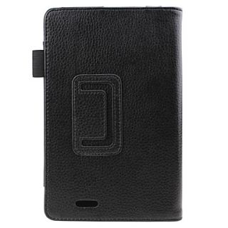 PU Leather Case Cover Holder Stand For Asus 7.0 Tablet (Black) MN30100