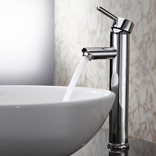 Sprinkle by Lightinthebox   Single Handle Chrome Finished Solid Brass Bathroom Sink Faucet