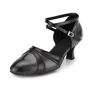 Womens Leatherette Upper Ankle Strap Modern / Ballroom Dance Shoes With Rhinestones (More Colors)