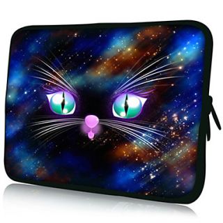 Cat EyesPattern Nylon Material Waterproof Sleeve Case for 11/13/15 LaptopTablet