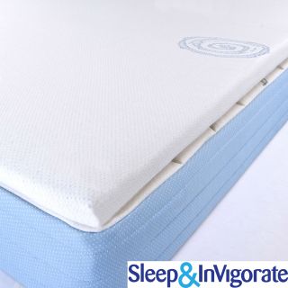 Sleep   Invigorate Latex And Foam 2 inch Mattresstopper