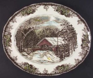 Johnson Brothers Friendly Village, The (England 1883) 15 Oval Serving Platter