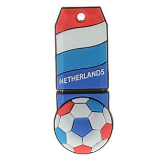 Netherland Ball Shaped Plastic USB Stick 4G