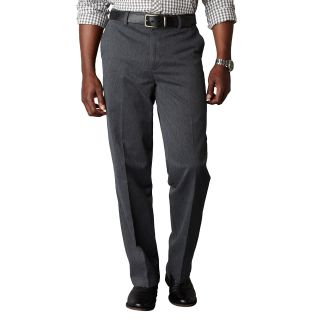 Dockers D3 Signature Classic Fit Flat Front Pants, Fog (Gray), Mens