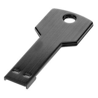 Key Shaped Metal USB Flash Drives 16G(Black)