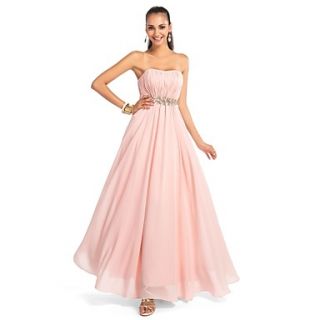 A line/Princess Sweetheart Floor Length Chiffon Evening/Prom Dress