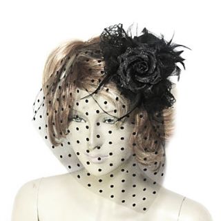 Amazing Feather/Flannelette With Tulle/Lace Wedding Fascinators
