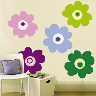 Colorful Petals Wall Sticker